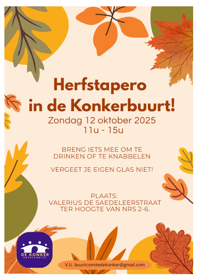 Herfst-apero De Konker 12/10/2025